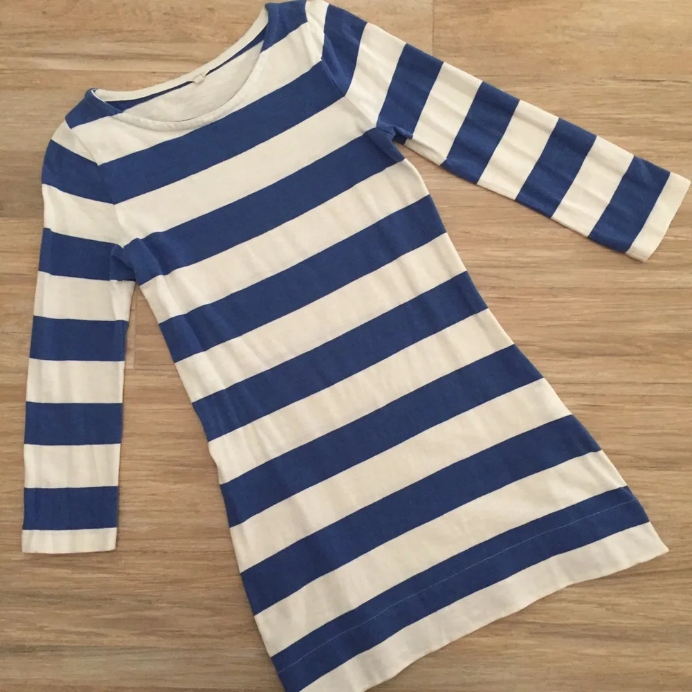 J. Crew blue white
